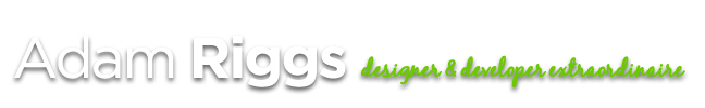 Riggs Design Solutions by Adam Riggs Logo