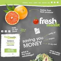 Fresh Market Website Design